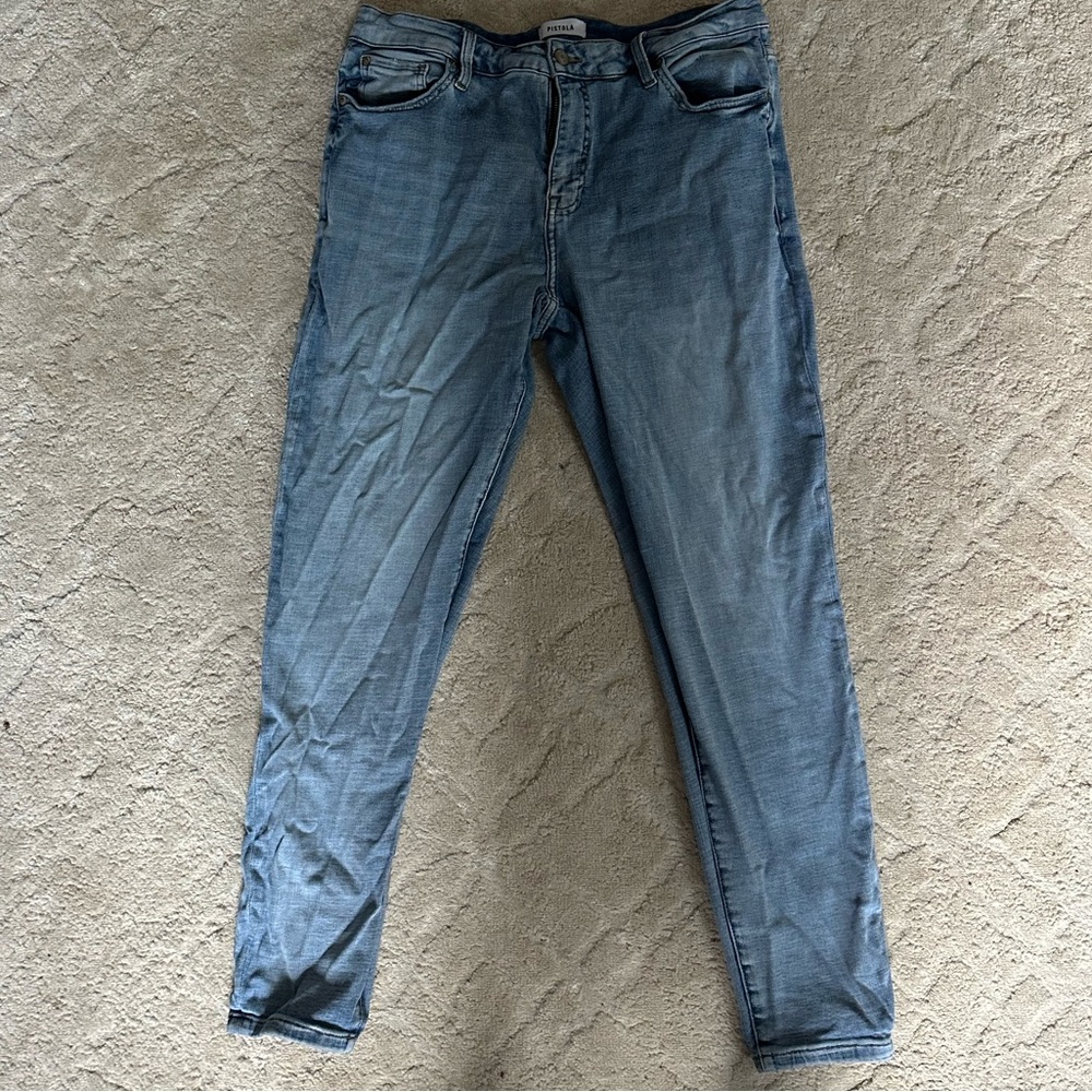 Pistola Womens 14W Light Wash Jeans